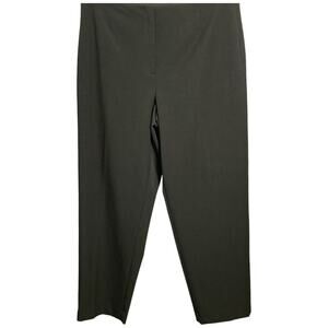 Talbots Petite Womens Charcoal Gray Pants Stretch Size 16 Office Wear